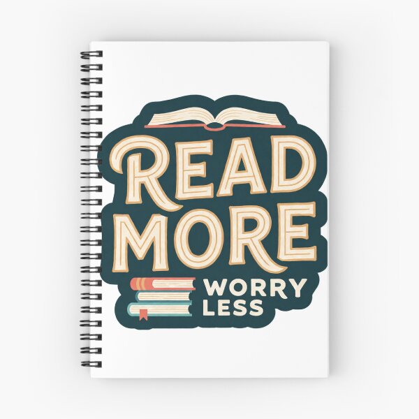 Item preview, Read More Worry Less for Book Lover designed and sold by C-Plus-Home.