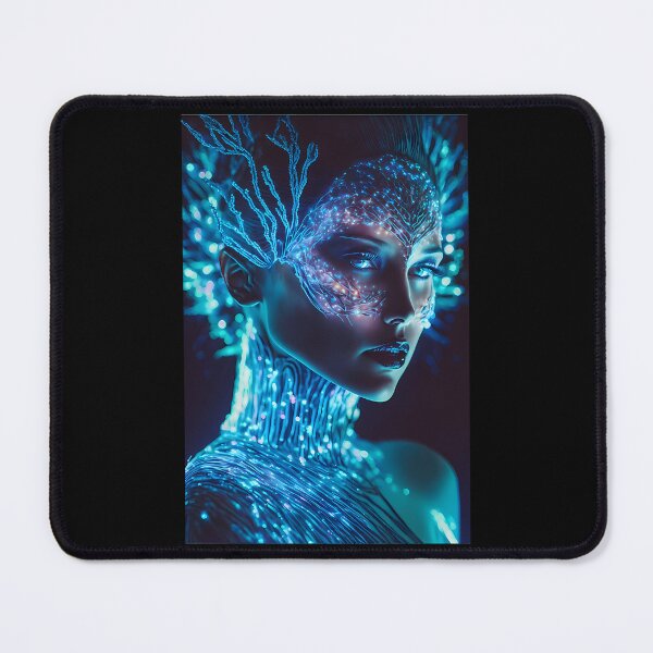Item preview, Radiant Futurism Bioluminescent Cybernetic Fashion Of The Next Age designed and sold by Level3Visualsd.