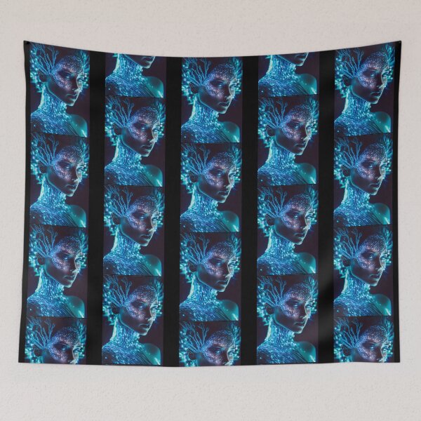 Item preview, Radiant Futurism Bioluminescent Cybernetic Fashion Of The Next Age designed and sold by Level3Visualsd.