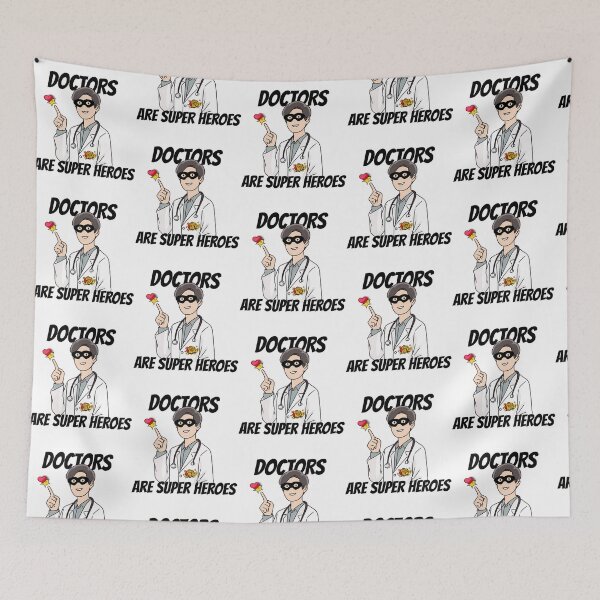 Item preview, Doctors Are Super Heroes designed and sold by boaz-lindquis.