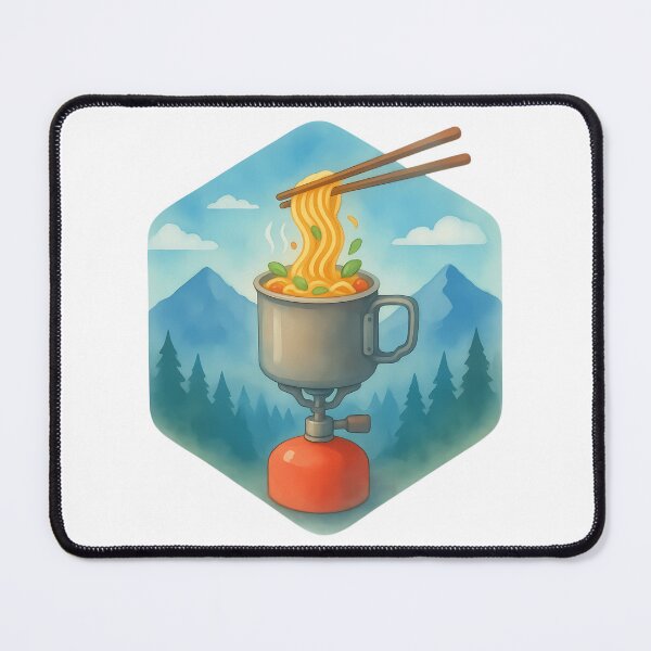 Item preview, Alpine Mountain Hiking Camping - Ramen Noodles designed and sold by ryken-hens.