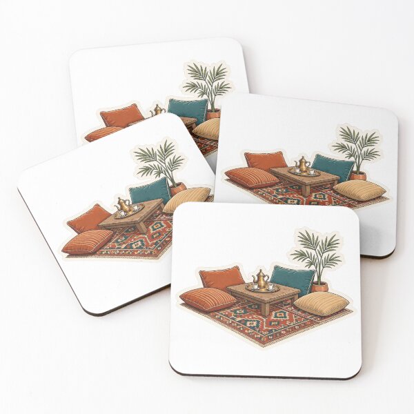 Item preview, Arab seating traditional floor cushions tea shay designed and sold by CafePluto.