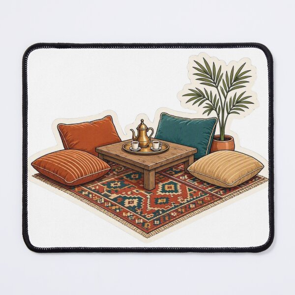 Item preview, Arab seating traditional floor cushions tea shay designed and sold by CafePluto.