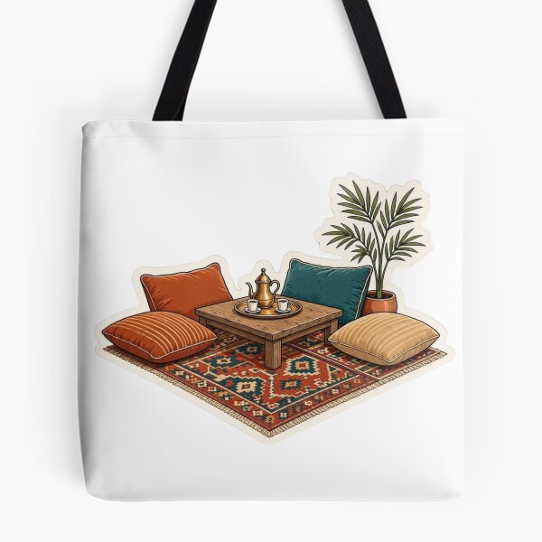 Item preview, Arab seating traditional floor cushions tea shay designed and sold by CafePluto.