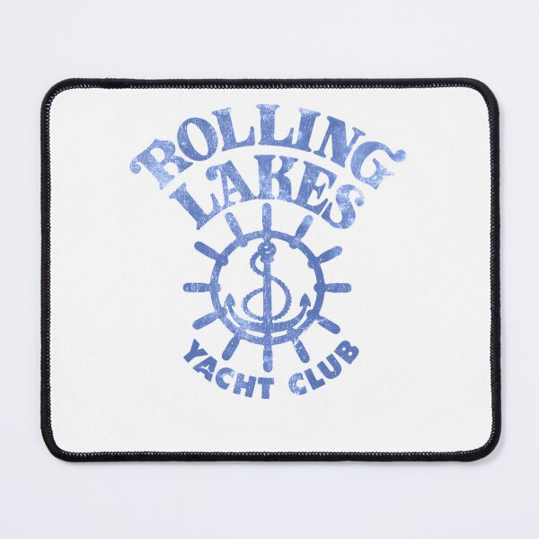 Item preview, Blue Ship Wheel Anchor Typography Emblem designed and sold by rinaroy.