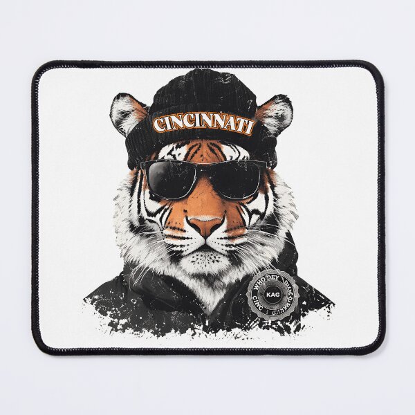 Item preview, Cool Tiger Streetwear Portrait With Urban Attitude designed and sold by AndreaMar78112.