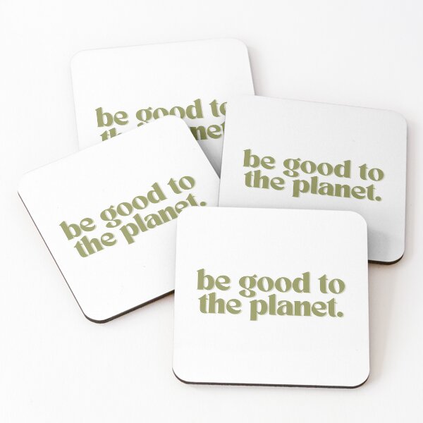 Item preview, Be Good To The Planet Green Quote designed and sold by ryken-hens.