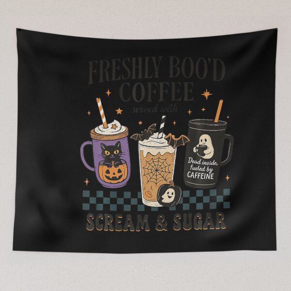 Item preview, Freshly BooD Coffee Scream Sugar Halloween designed and sold by stershopepie.