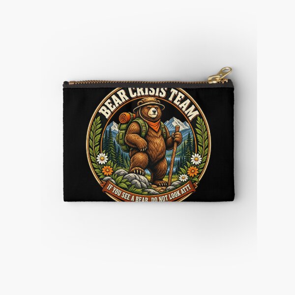 Item preview, Bear Crisis Team Funny Hiking designed and sold by WearTheVibe Store.