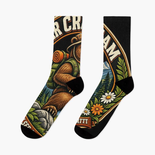 Item preview, Bear Crisis Team Funny Hiking designed and sold by WearTheVibe Store.