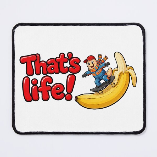 Item preview, That's Life! Skateboarding Worm On Banana Ramp designed and sold by Surviving Monday Club.