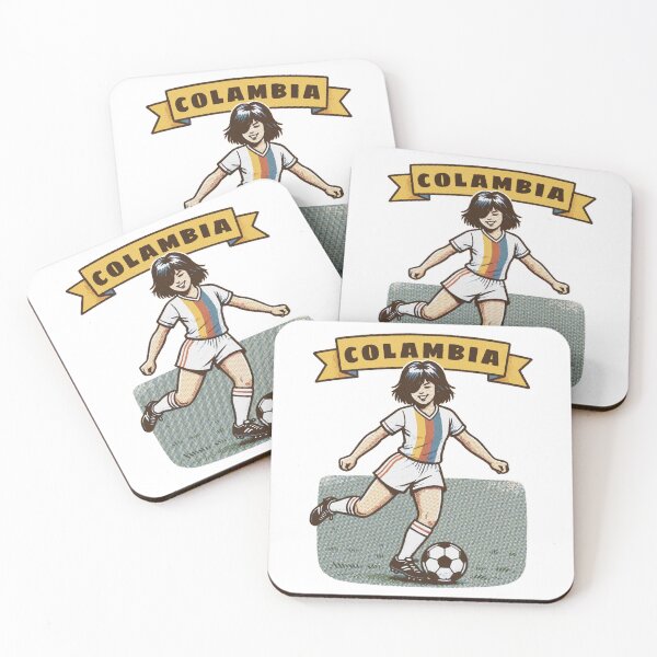 Item preview, Colombia - Vintage Football Fan  designed and sold by Scaryzz.