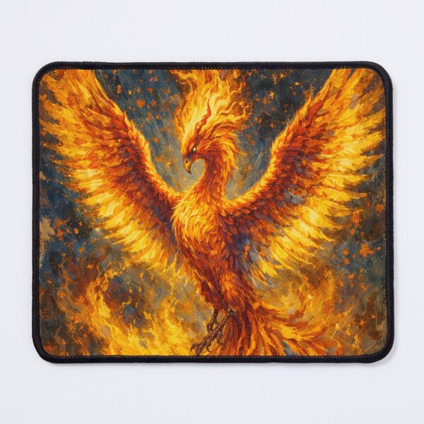 Item preview, Phoenix – Wings of Rebirth Painting designed and sold by GalleryKauffeld.