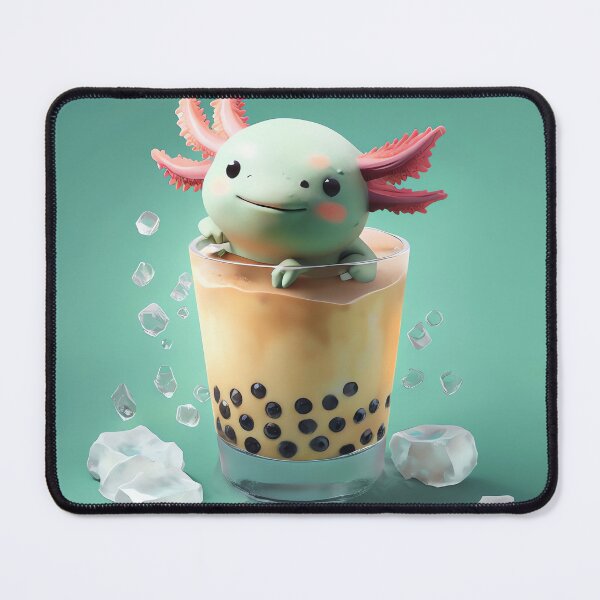 Item preview, Boba Bubble Axolotl designed and sold by ONYX Pixee.
