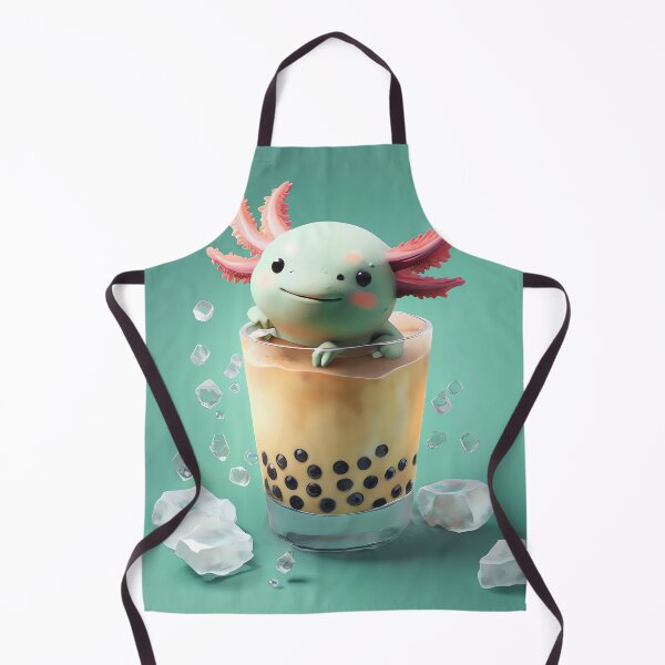 Item preview, Boba Bubble Axolotl designed and sold by ONYX Pixee.
