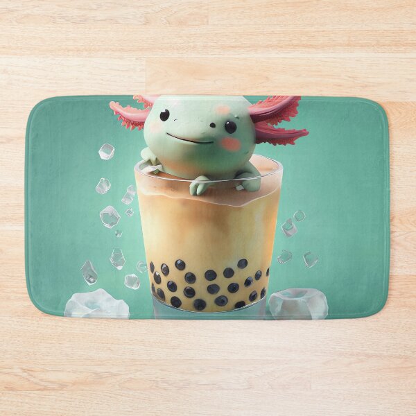 Item preview, Boba Bubble Axolotl designed and sold by ONYX Pixee.