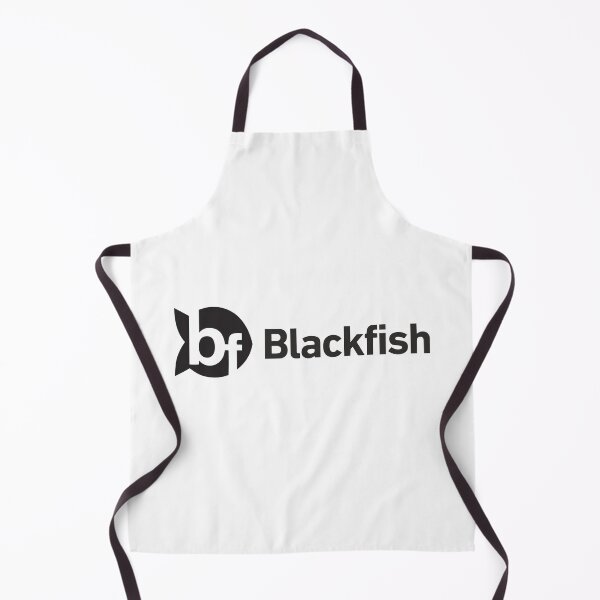 Item preview, Blackfish Minimalist Fish Silhouette Monogram Logo designed and sold by mseymo.