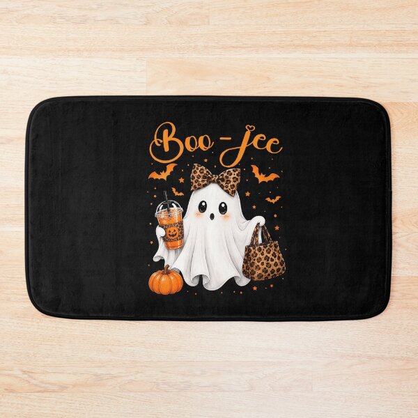Item preview, Halloween Boo Jee Ghost Pumpkin Coffee Leopard designed and sold by stershopepie.