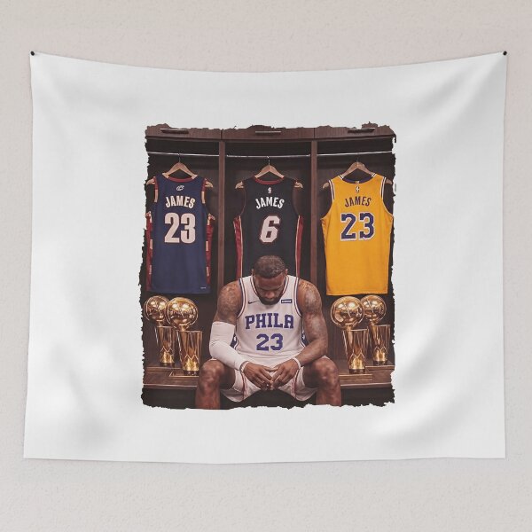 Item preview, LeBron James Basketball Legacy Vintage Championship Artwork designed and sold by JamesVela80988.