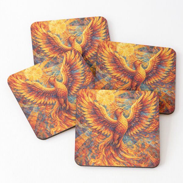 Item preview, Phoenix – Rise from the Ashes Painting designed and sold by GalleryKauffeld.
