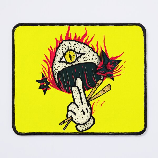 Item preview, Ninja Onigiri Sushi Roll Japanese Food Art Funny Ninja Sushi Design designed and sold by kuwagatamushi.