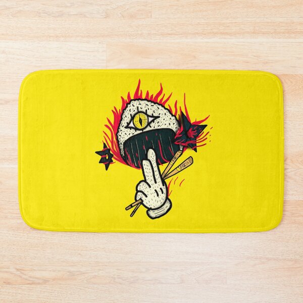 Item preview, Ninja Onigiri Sushi Roll Japanese Food Art Funny Ninja Sushi Design designed and sold by kuwagatamushi.