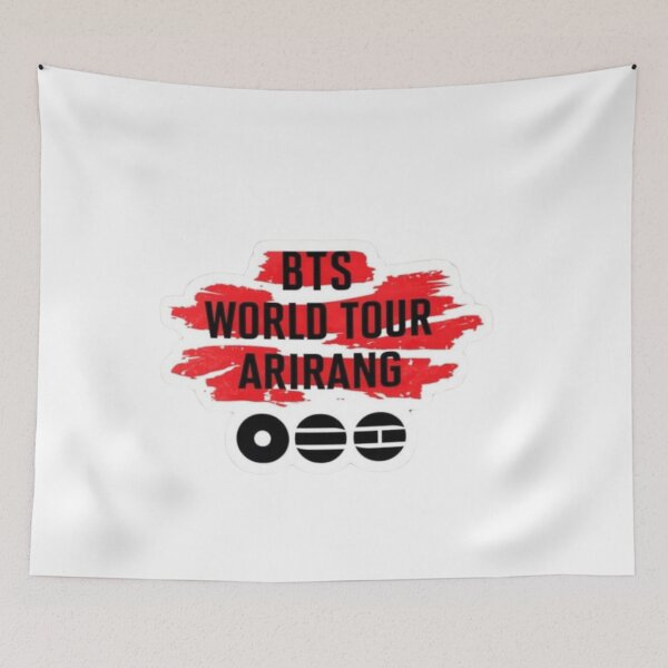 Item preview, ARIRANG BTS World Tour – Red Brush Stroke Bangtan Design designed and sold by Palette & Hue.