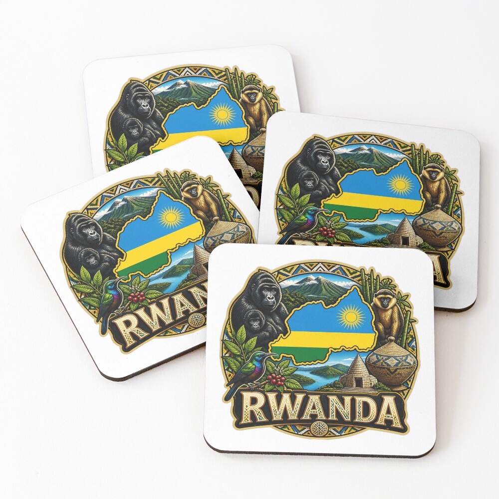 Item preview, Coasters (Set of 4) designed and sold by FunFitsFactory.