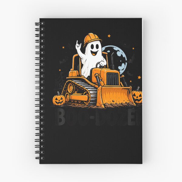 Item preview, Halloween Construction Boo Dozer Funny Ghost Trucks designed and sold by stershopepie.