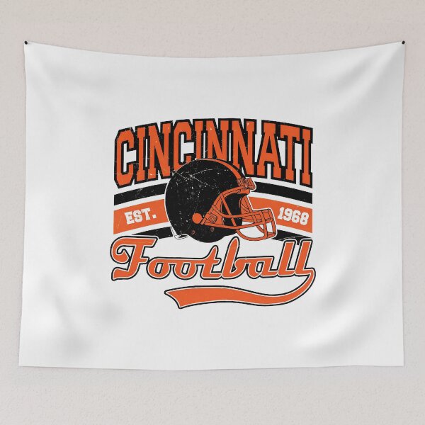 Item preview, Cincinnati Football Vintage Helmet Sports Emblem Design designed and sold by JosephPie12689.