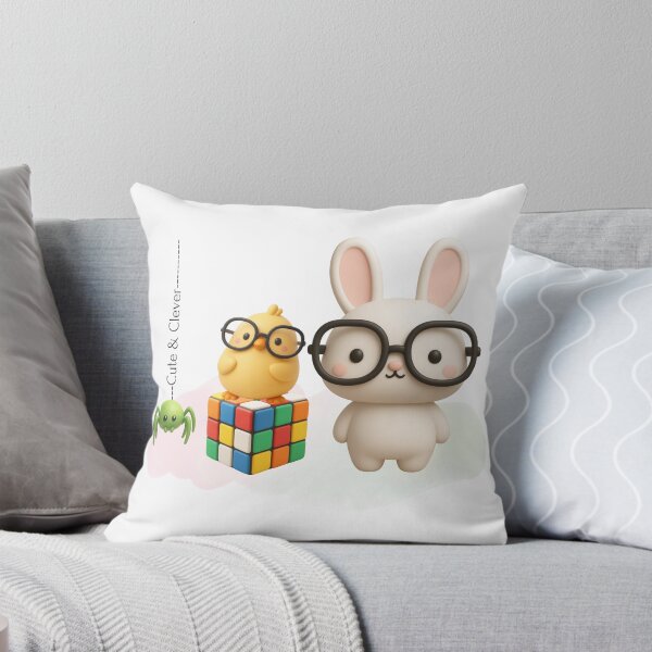 Item preview, Cute & Clever Animals with Rubik’s Cube designed and sold by Agnisherl.
