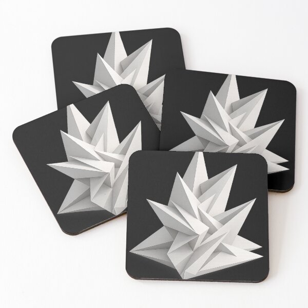 Item preview, Stone Origami | Sculptural Folded Geometry Art designed and sold by rigelcreation.
