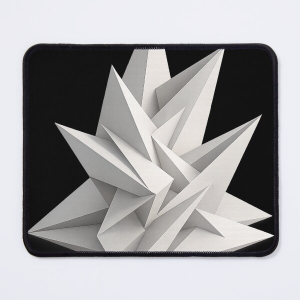 Item preview, Stone Origami | Sculptural Folded Geometry Art designed and sold by rigelcreation.