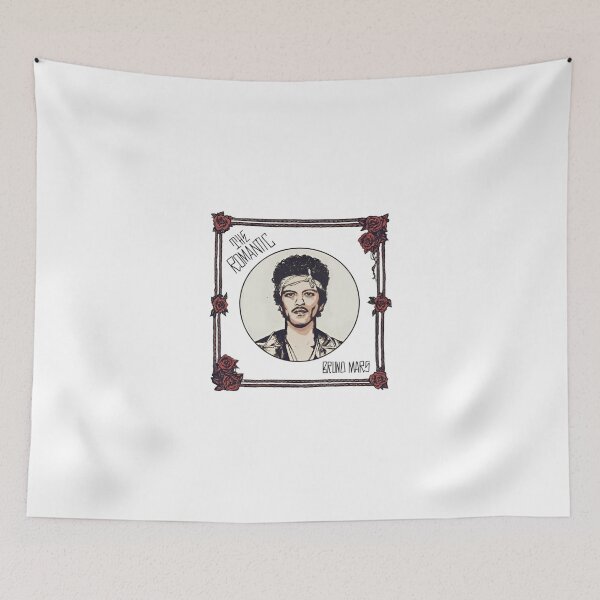 Item preview, Copy oBruno Mars Bandana Circle Frame Roses Graphic T-Shirtf Bruno Mars Vintage 90s Bootleg Concert Graphic T-Shirt designed and sold by Worldofrat.