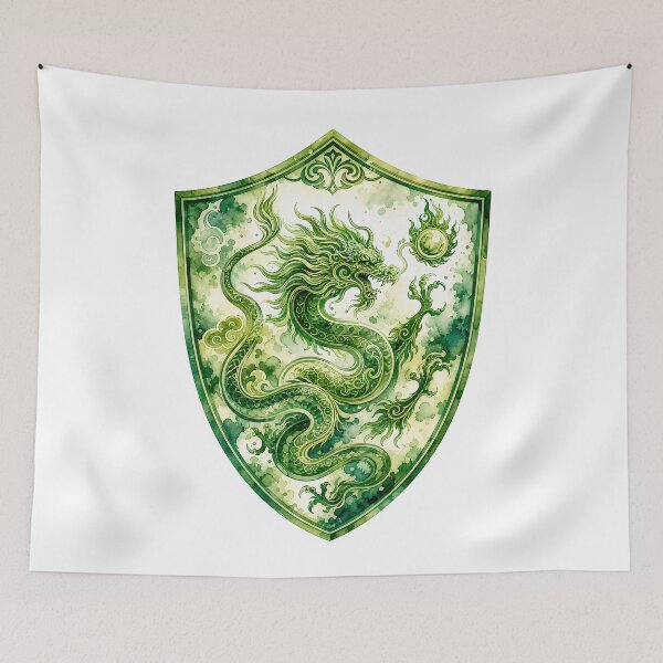 Item preview, Vietnamese Azure Dragon Line Art designed and sold by Rising Drake.