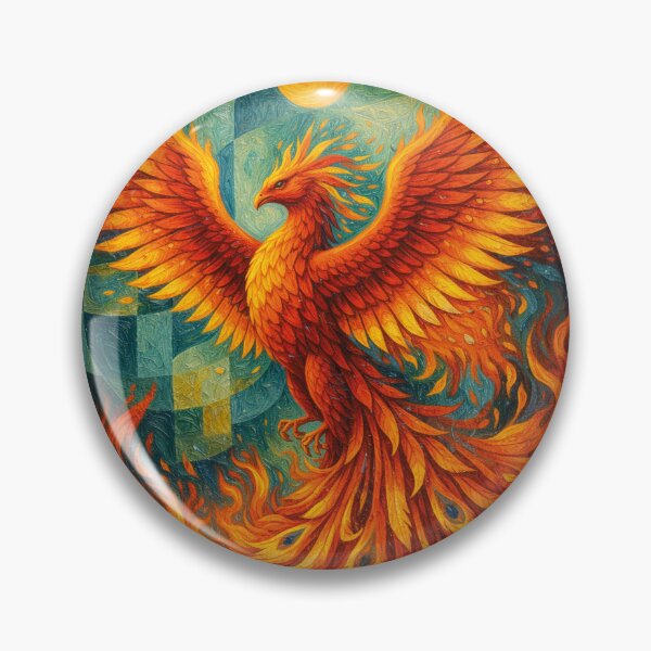 Item preview, Phoenix – The Eternal Firebird Painting  designed and sold by GalleryKauffeld.