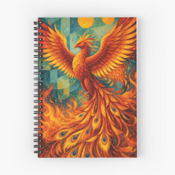 Item preview, Phoenix – The Eternal Firebird Painting  designed and sold by GalleryKauffeld.