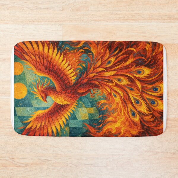 Item preview, Phoenix – The Eternal Firebird Painting  designed and sold by GalleryKauffeld.