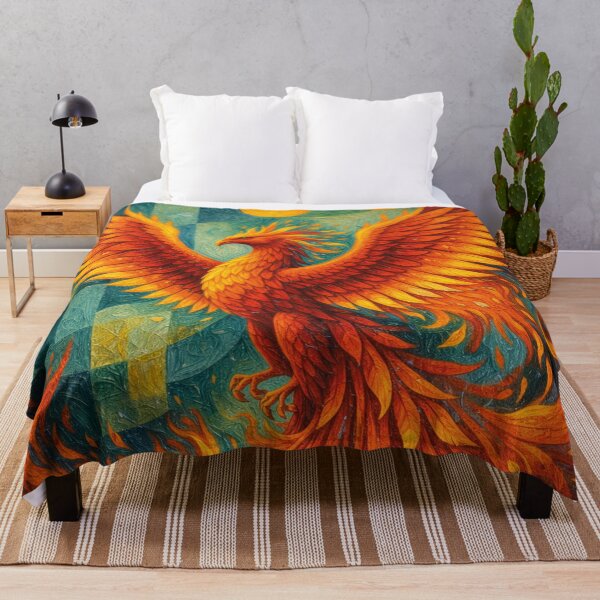 Item preview, Phoenix – The Eternal Firebird Painting designed and sold by GalleryKauffeld.