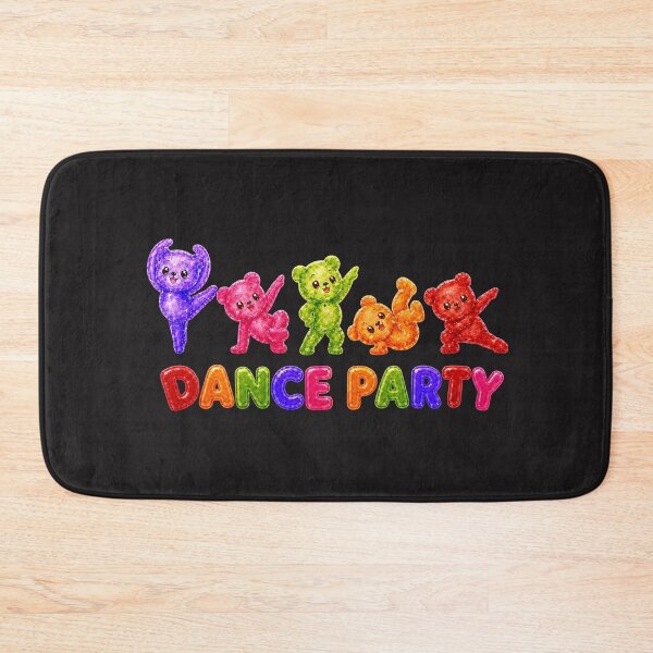 Item preview, Crystal Gummy Bears Dance Party Fun Candy Aesthetic Graphic designed and sold by ArtisticDesignsbyLinda.