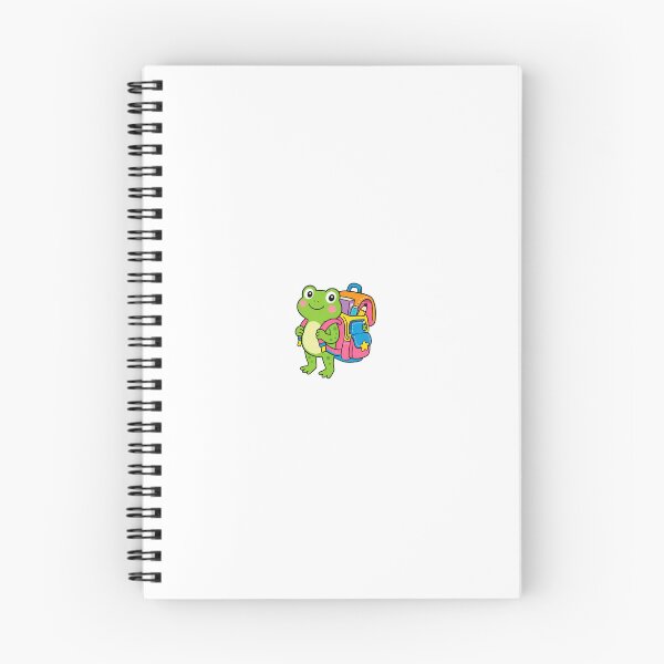 Item preview, Cute Frog Going Back to School with Backpack designed and sold by KingP1.