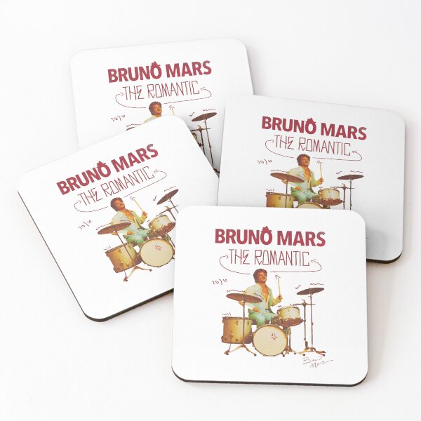 Item preview, Bruno Mars Playing Drums The Romantic Tour 2026 T-Shirt designed and sold by Worldofrat.