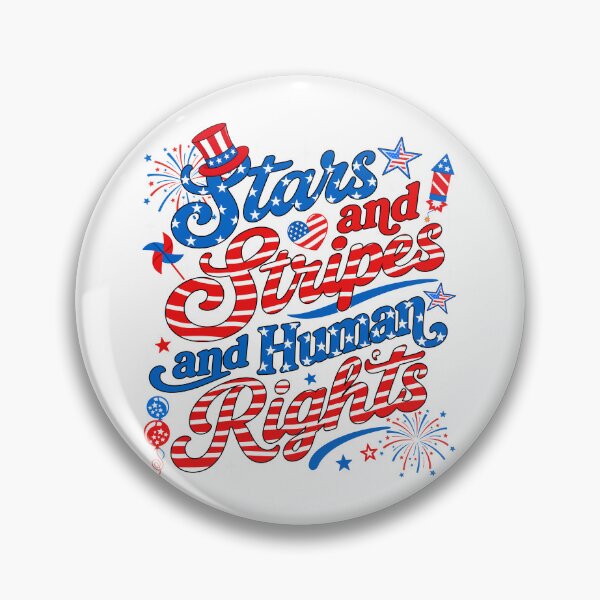 Item preview, Stars Stripes Human Rights Patriotic Equality designed and sold by varin-studio.