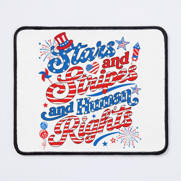 Item preview, Stars Stripes Human Rights Patriotic Equality designed and sold by varin-studio.