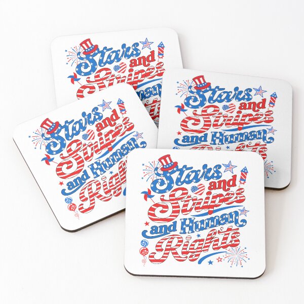 Item preview, Stars Stripes Human Rights Patriotic Equality designed and sold by varin-studio.