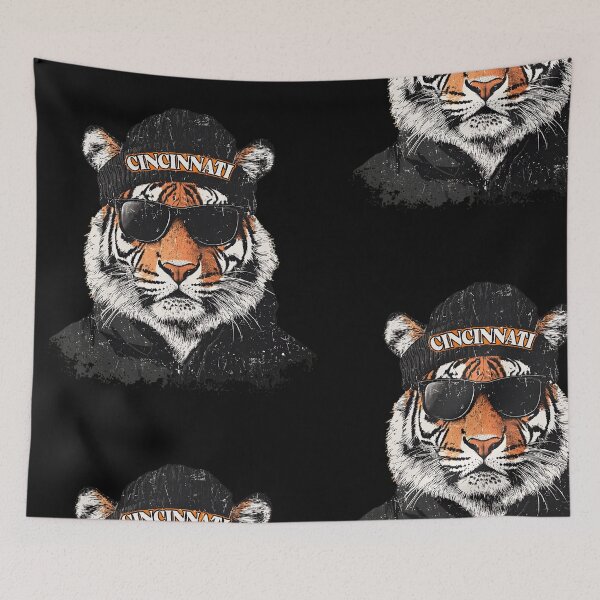 Item preview, Cincinnati Tiger Streetwear Portrait With Urban Attitude designed and sold by JavierUnd77217.