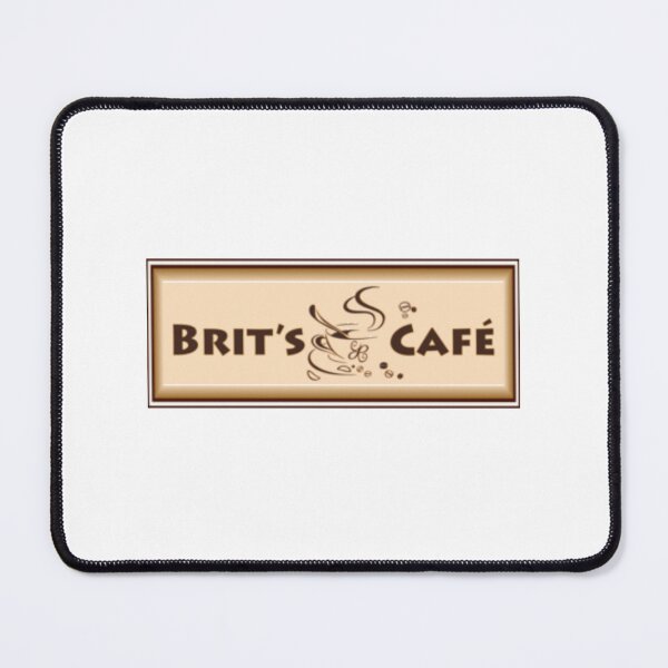 Item preview, Brits Cafe Vintage Steaming Coffee Cup Logo designed and sold by mseymo.