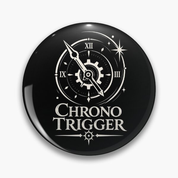 Item preview, Chrono Trigger Time Travel Clock - Retro Gaming Design designed and sold by Rosteri.