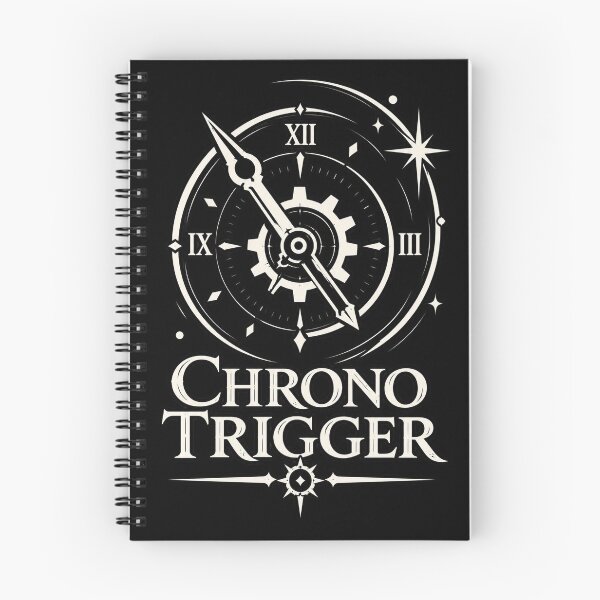 Item preview, Chrono Trigger Time Travel Clock - Retro Gaming Design designed and sold by Rosteri.