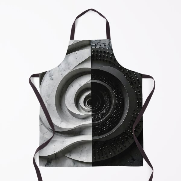 Item preview, Monochrome Spiral Patterns in Gray Stone designed and sold by Vicky Brago-Mitchell®.